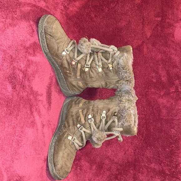 Brown boots size 4 - Picture 4 of 5